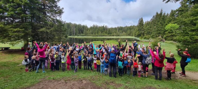 Srečanje Cicibanov planincev in Mladih planincev